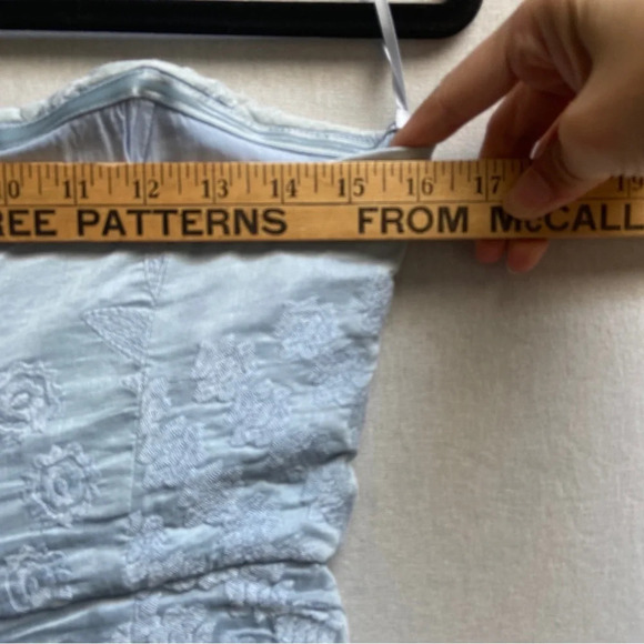 Aijek Silk Blend Lace Strapless Wide Leg  Jumpsuit Anthropologie Lace Sz 3 - Picture 14 of 15